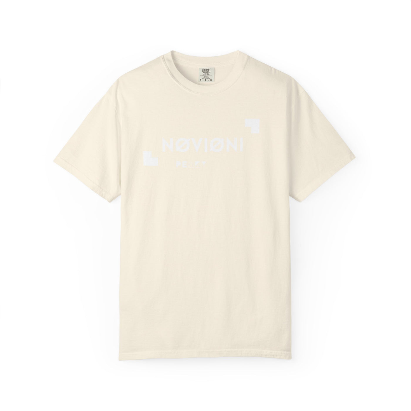Garment-Dyed T-shirt with Novioni Design