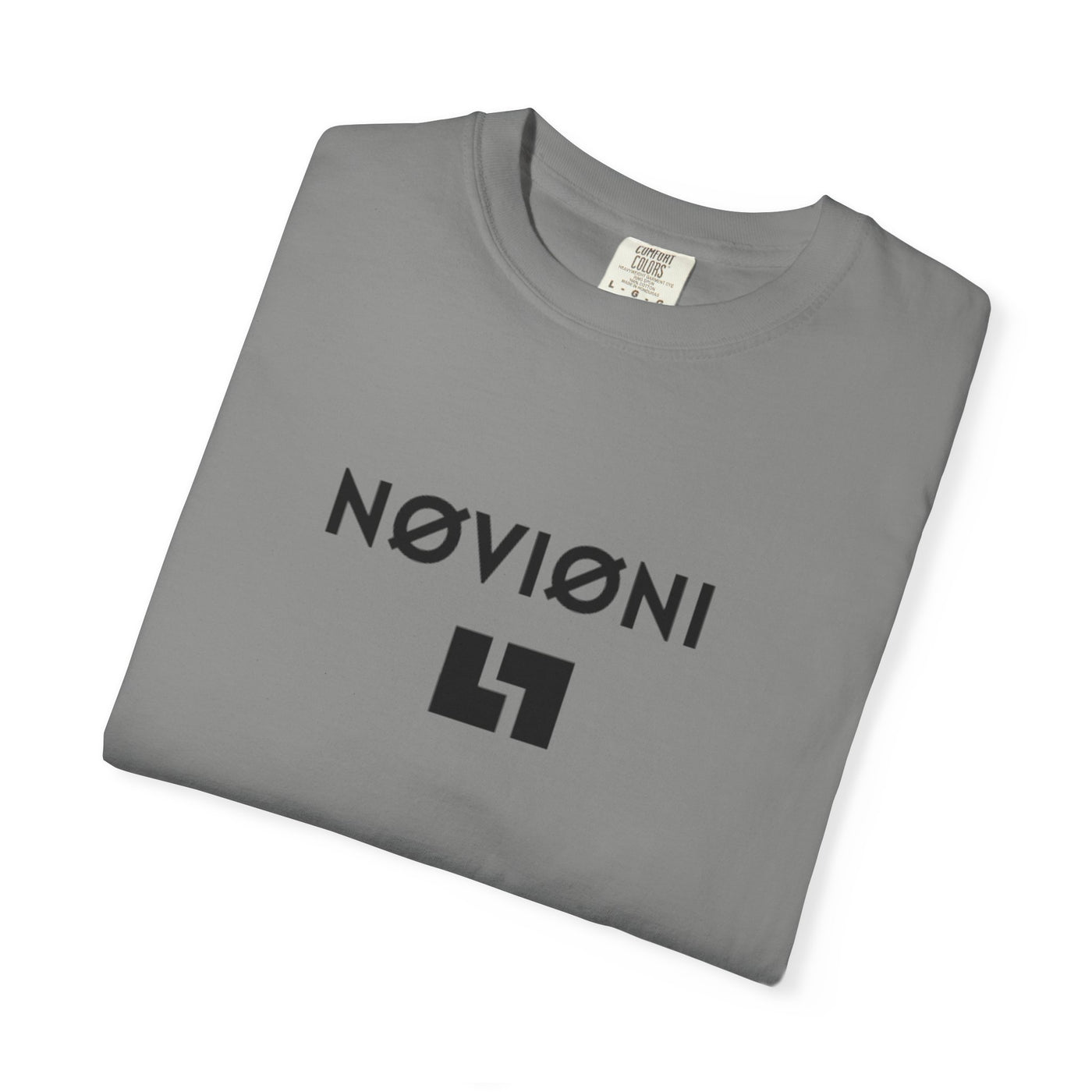 Garment-Dyed T-shirt with Novioni Design