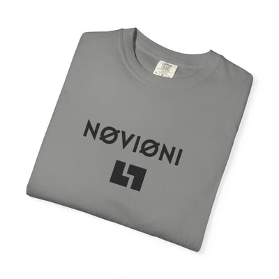 Garment-Dyed T-shirt with Novioni Design