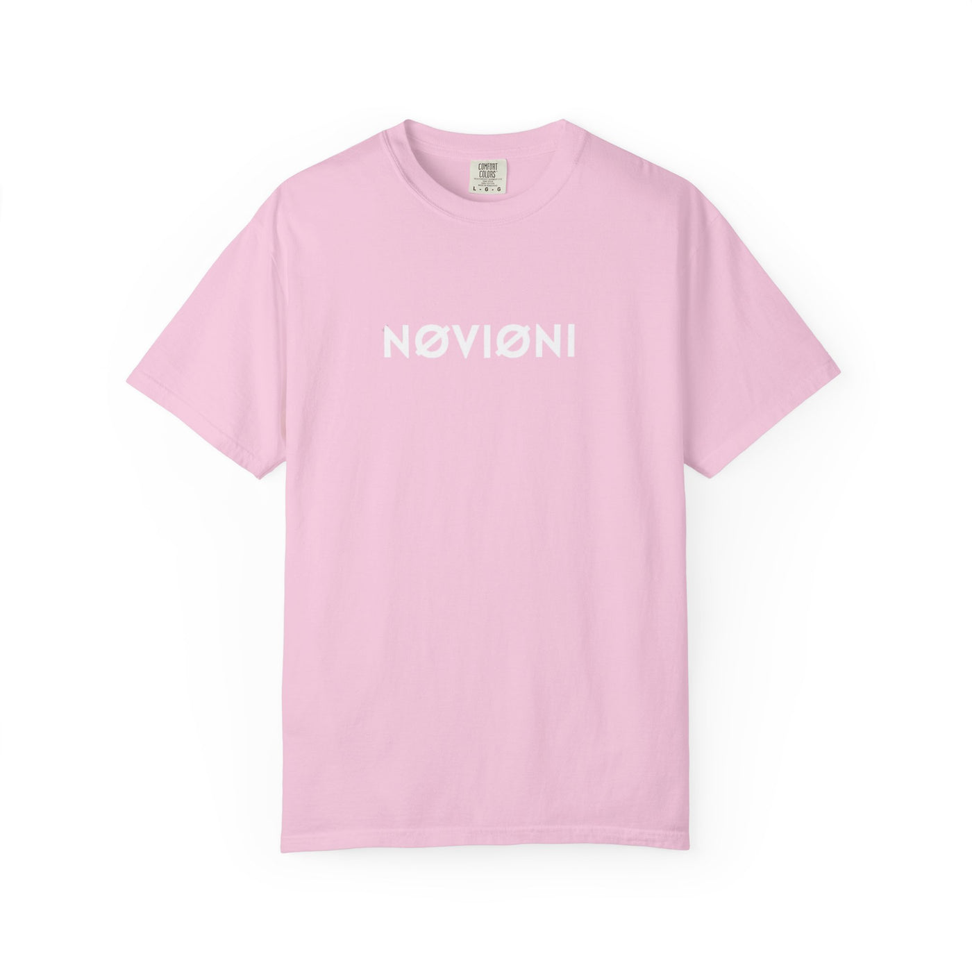 Garment-Dyed T-shirt with Novioni Design