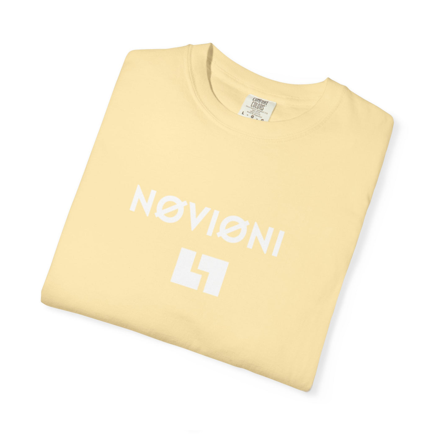 Garment-Dyed T-shirt with Novioni Design