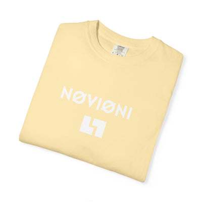 Garment-Dyed T-shirt with Novioni Design
