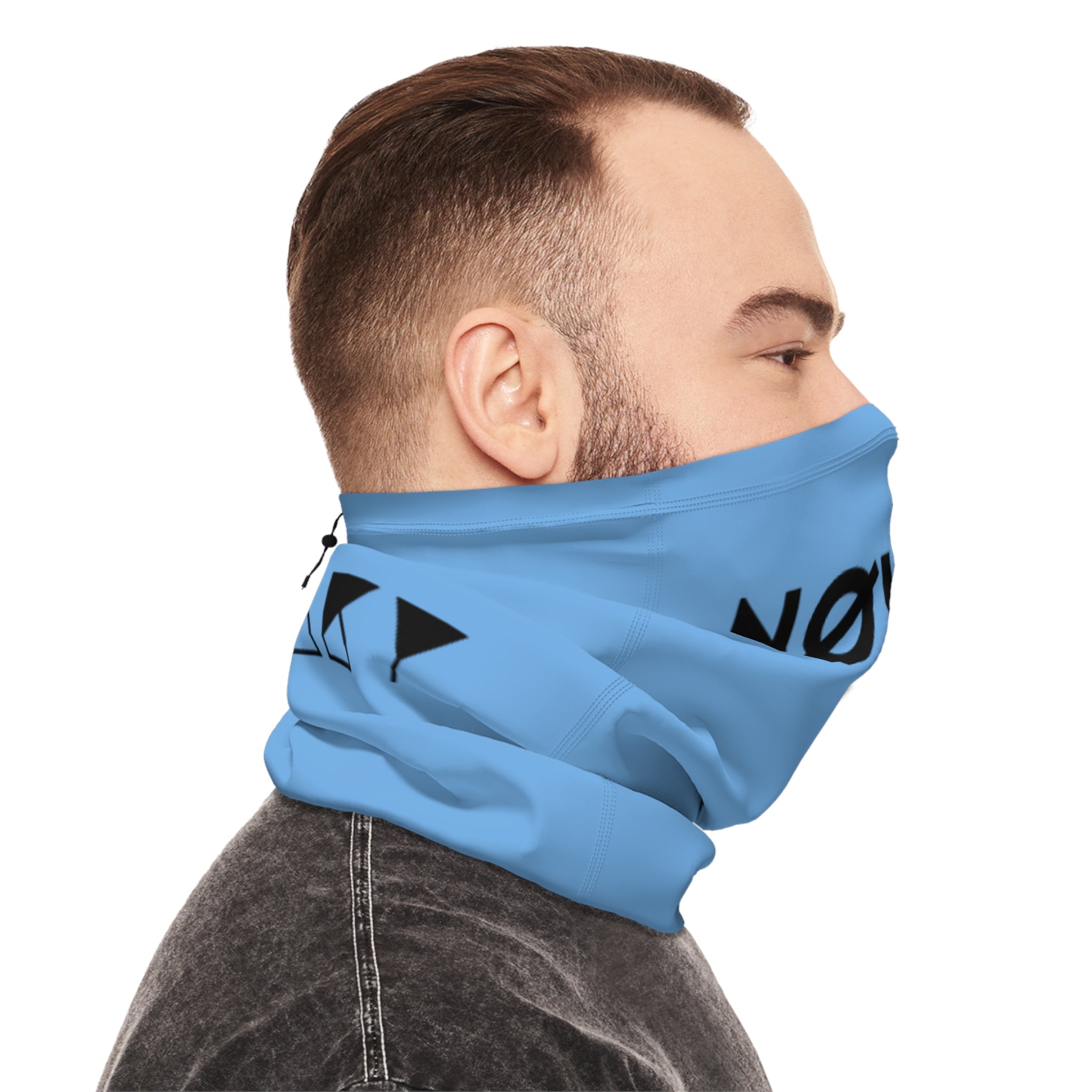 Winter Neck Gaiter With Drawstring