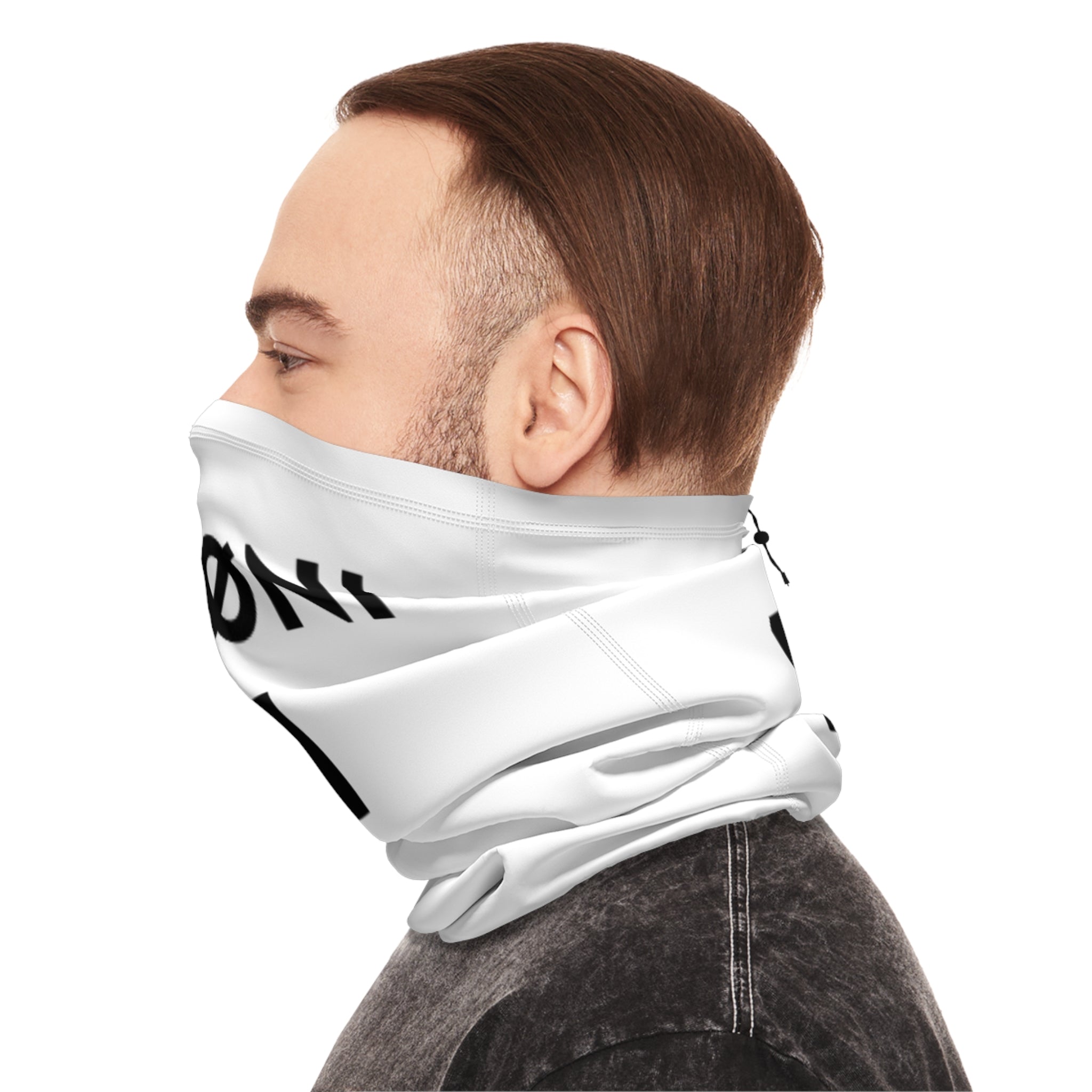 Winter Neck Gaiter With Drawstring