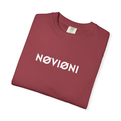 Garment-Dyed T-shirt with Novioni Design