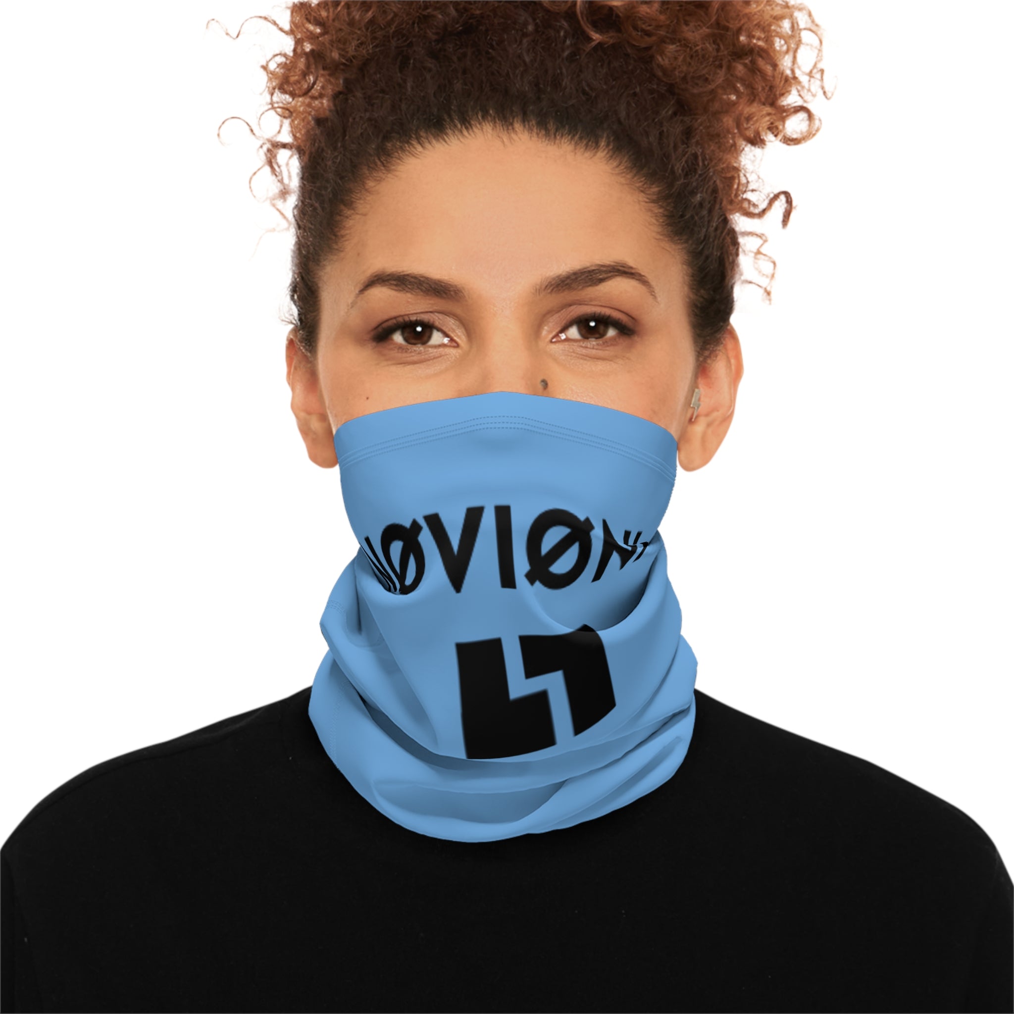 Winter Neck Gaiter With Drawstring