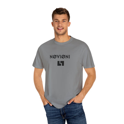 Garment-Dyed T-shirt with Novioni Design