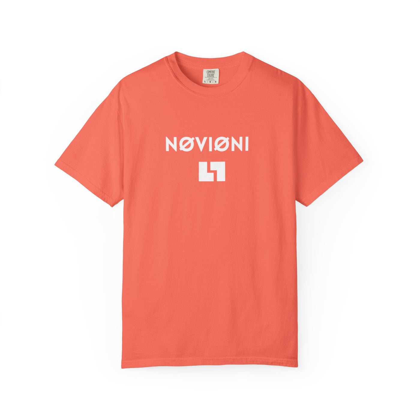 Garment-Dyed T-shirt with Novioni Design