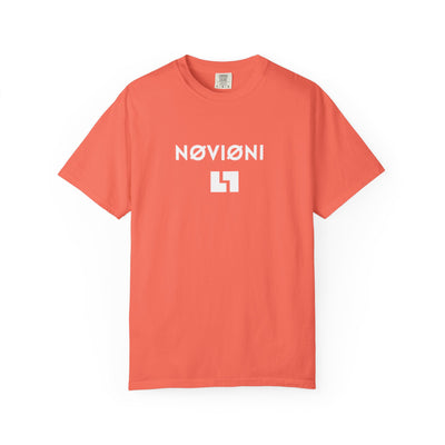 Garment-Dyed T-shirt with Novioni Design
