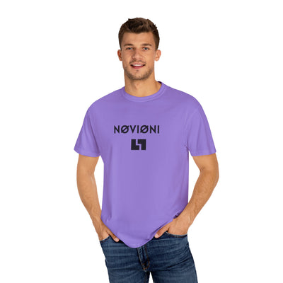Garment-Dyed T-shirt with Novioni Design