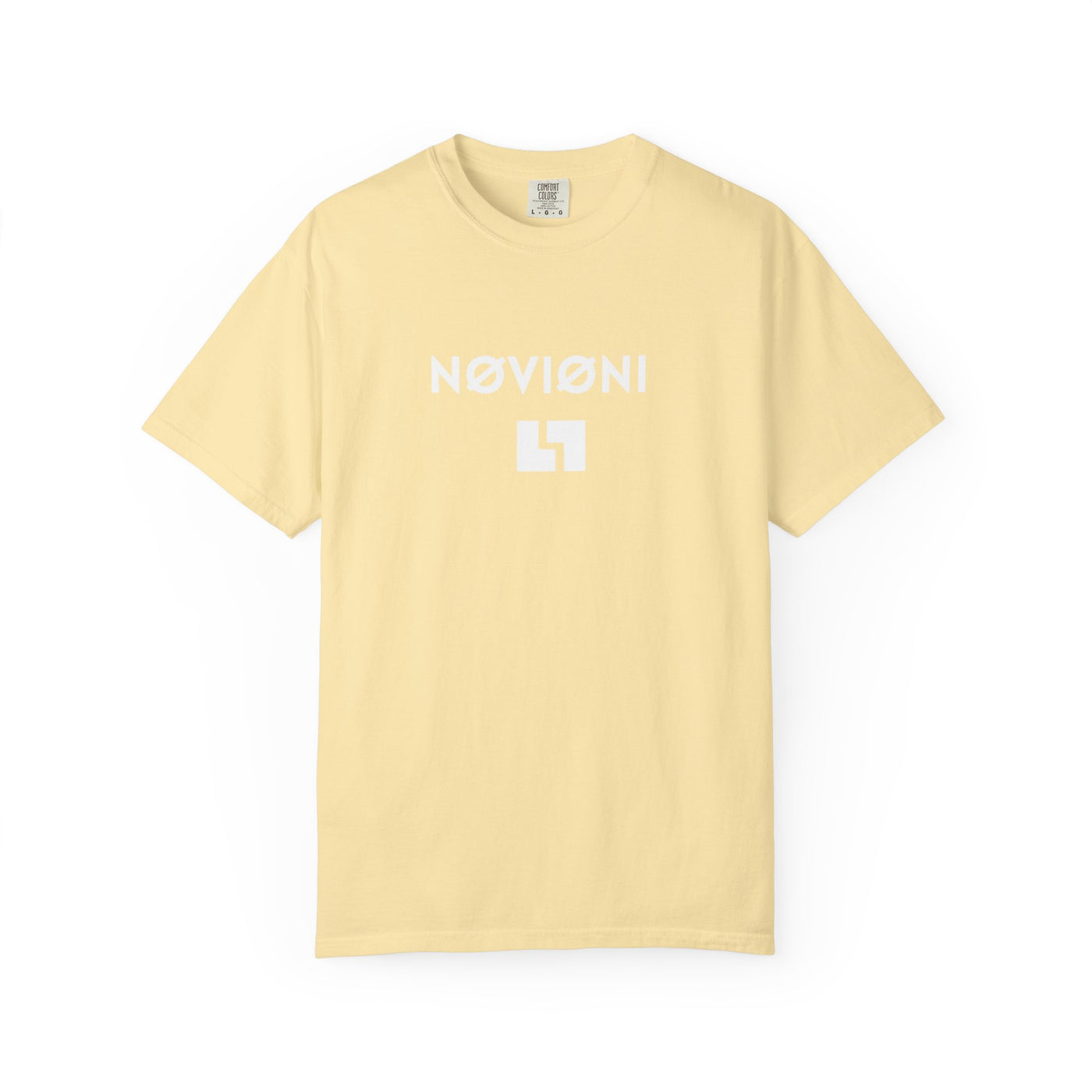 Garment-Dyed T-shirt with Novioni Design