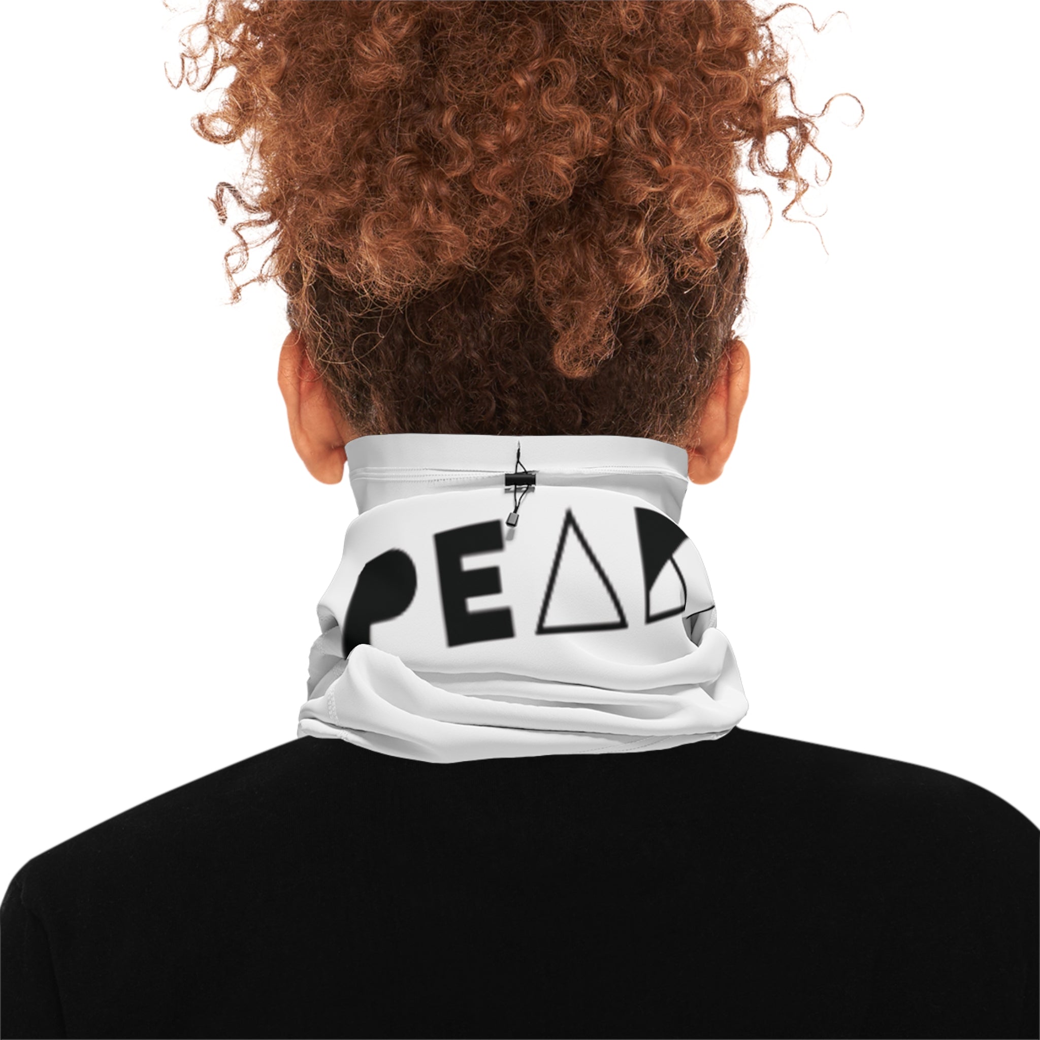 Winter Neck Gaiter With Drawstring