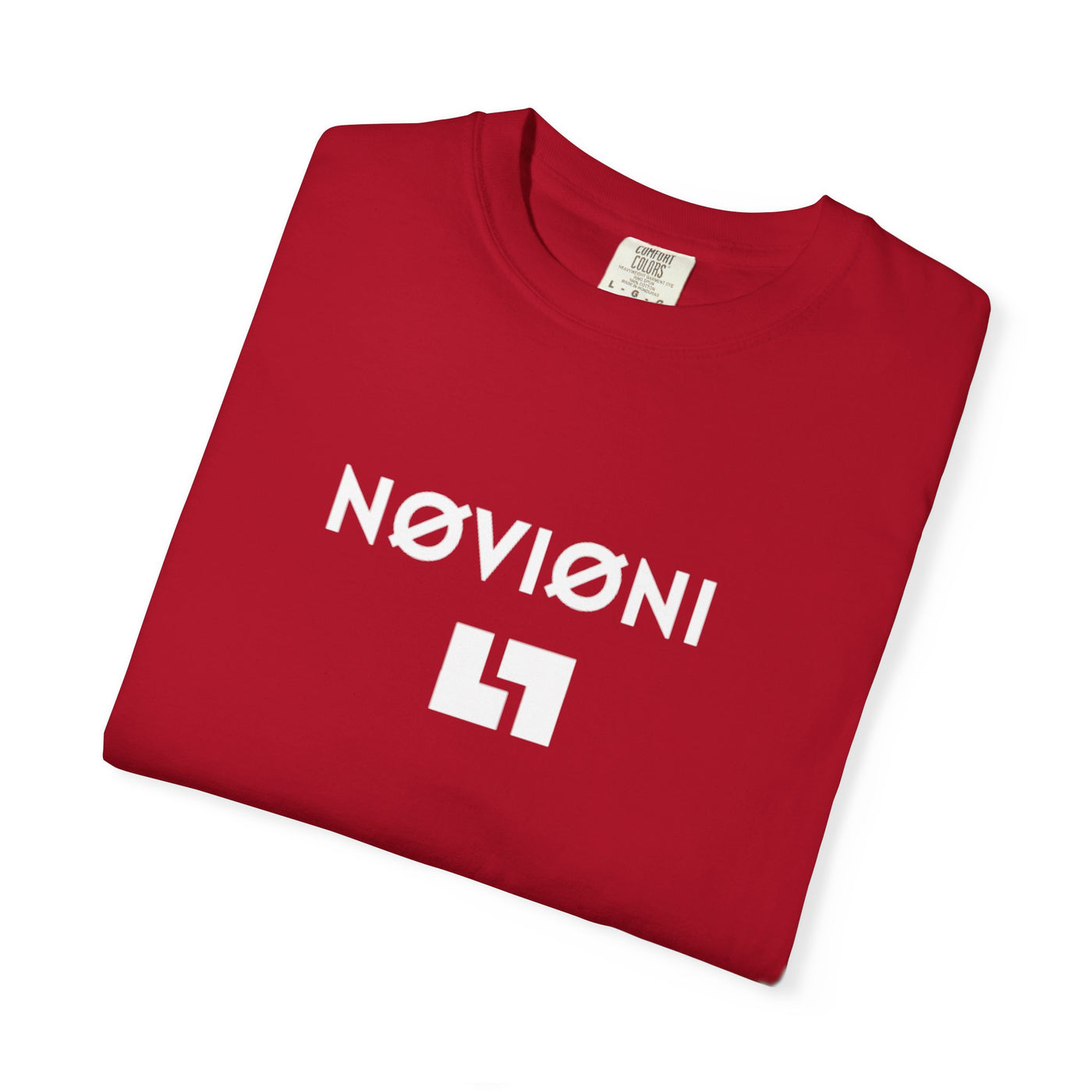 Garment-Dyed T-shirt with Novioni Design