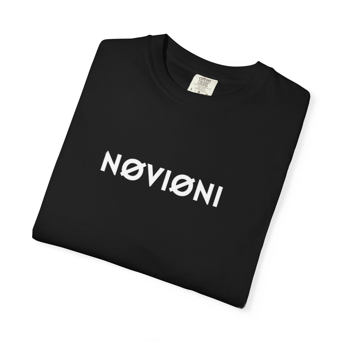 Garment-Dyed T-shirt with Novioni Design
