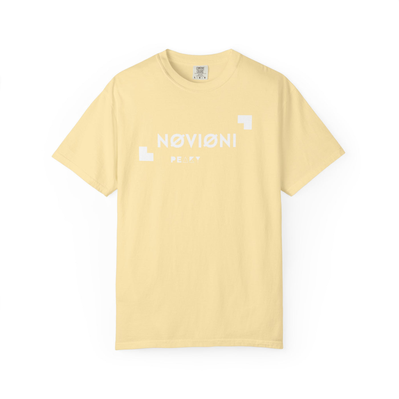 Garment-Dyed T-shirt with Novioni Design