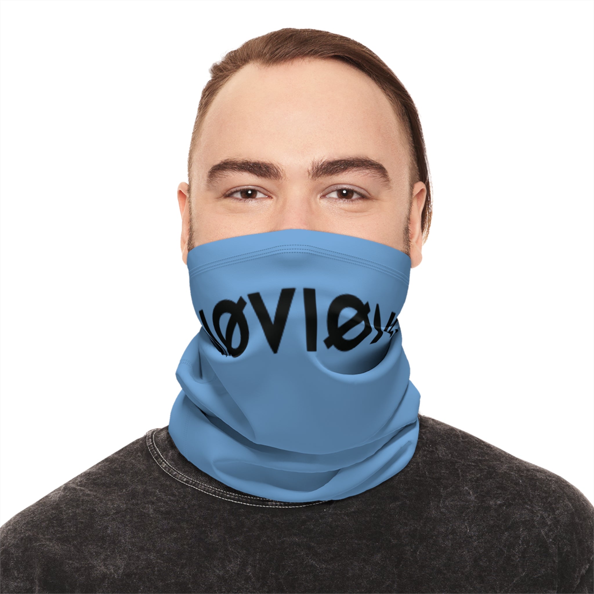 Winter Neck Gaiter With Drawstring