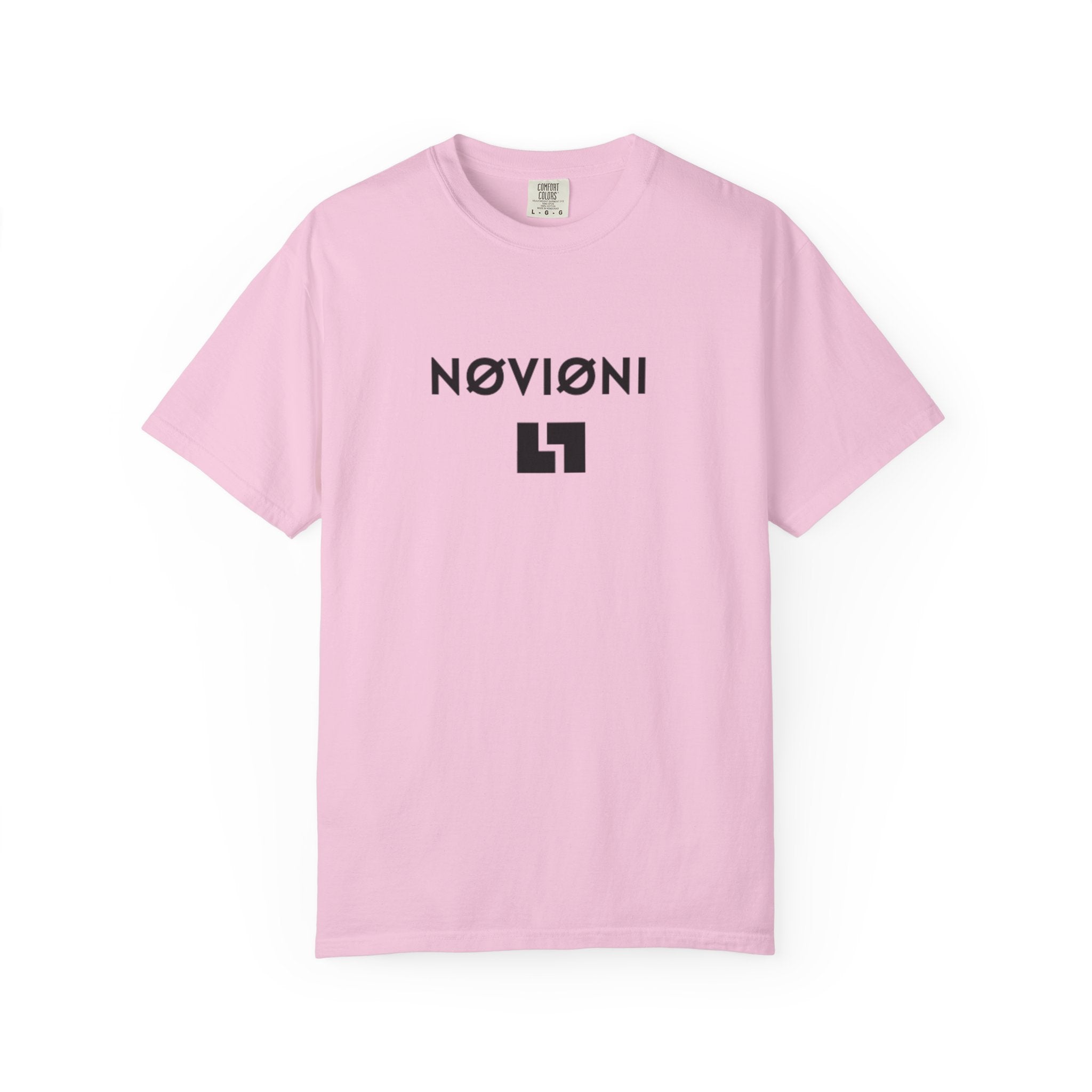 Garment-Dyed T-shirt with Novioni Design