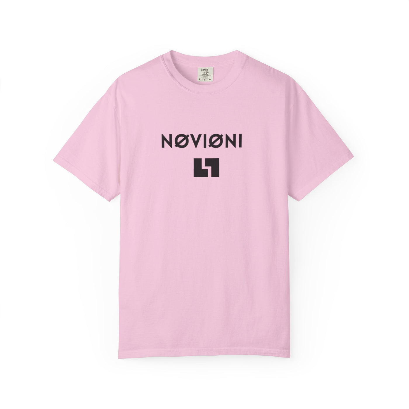 Garment-Dyed T-shirt with Novioni Design