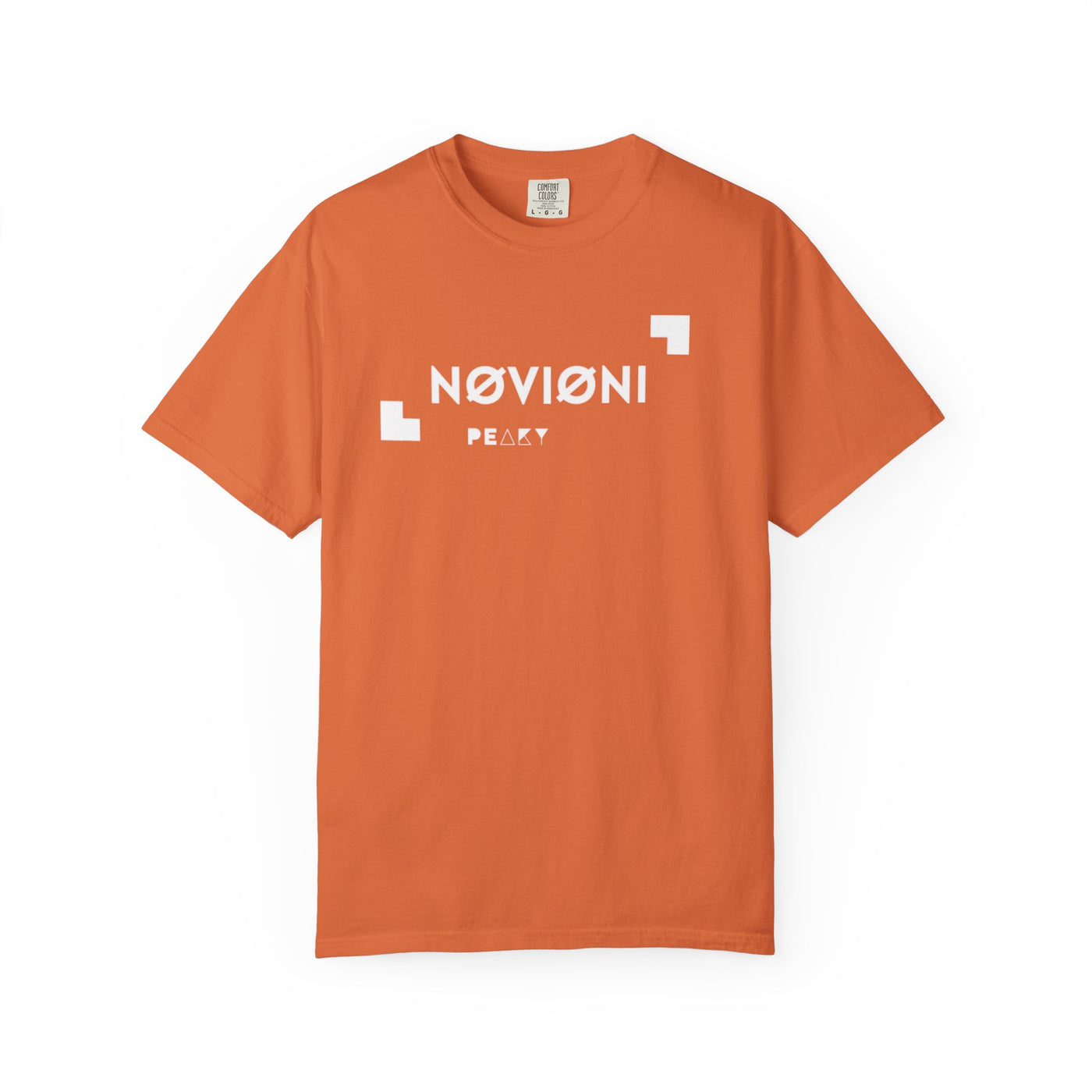 Garment-Dyed T-shirt with Novioni Design