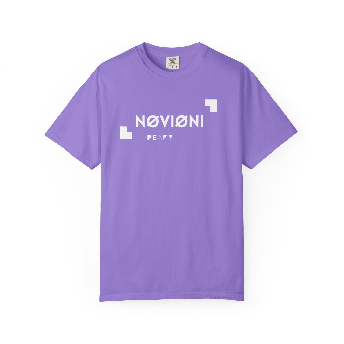 Garment-Dyed T-shirt with Novioni Design