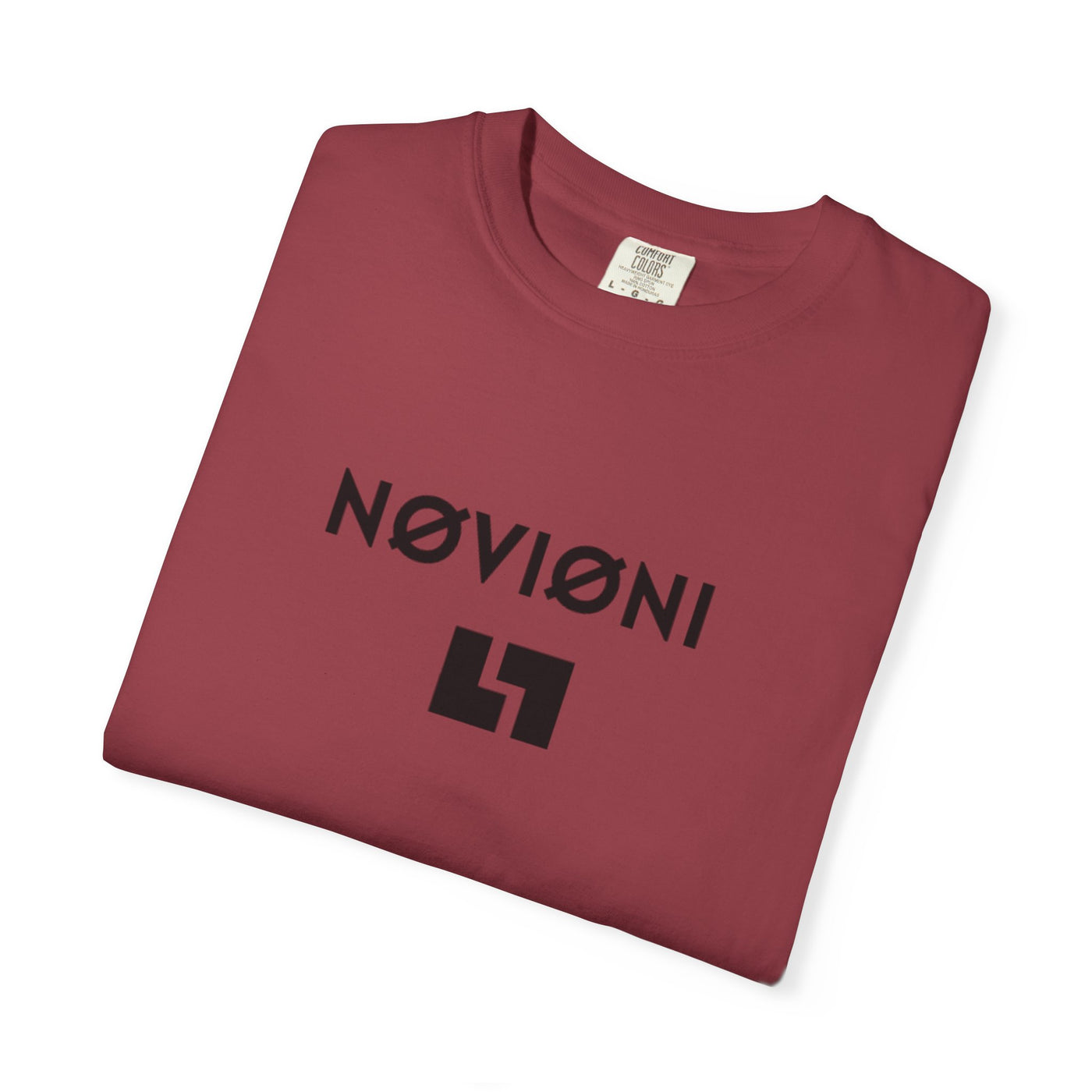 Garment-Dyed T-shirt with Novioni Design