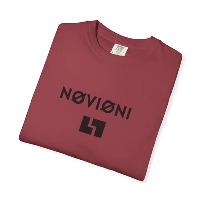 Garment-Dyed T-shirt with Novioni Design