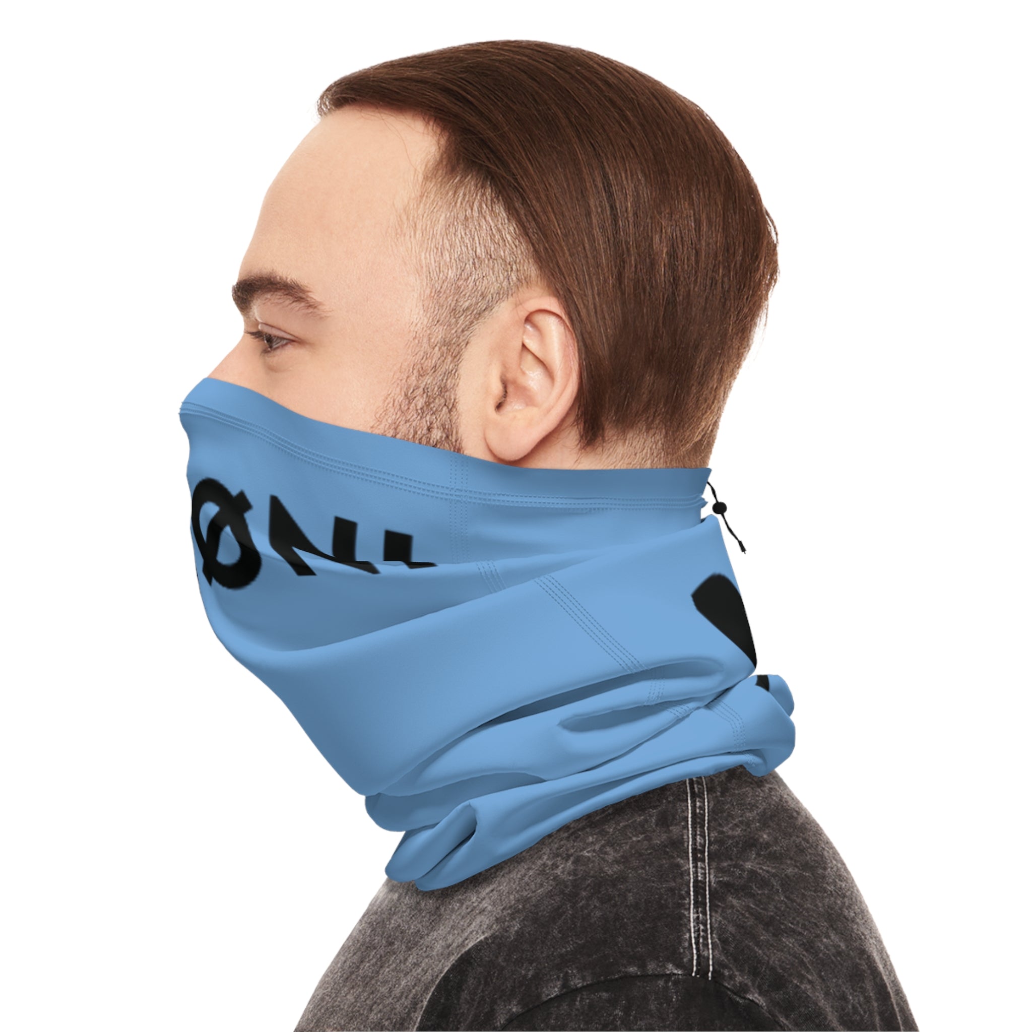 Winter Neck Gaiter With Drawstring