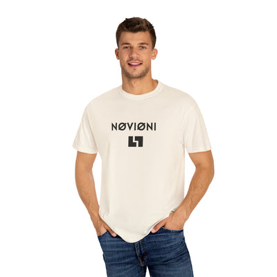 Garment-Dyed T-shirt with Novioni Design