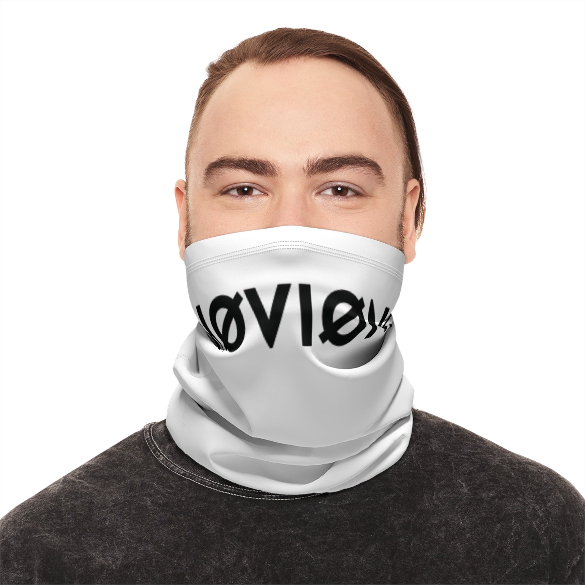 Winter Neck Gaiter With Drawstring