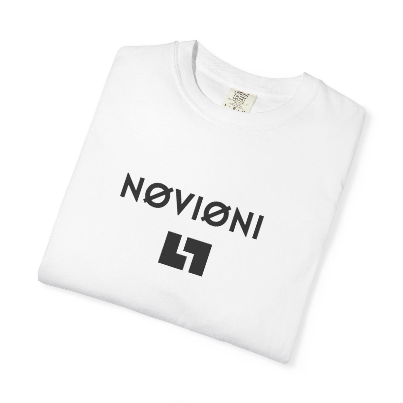 Garment-Dyed T-shirt with Novioni Design
