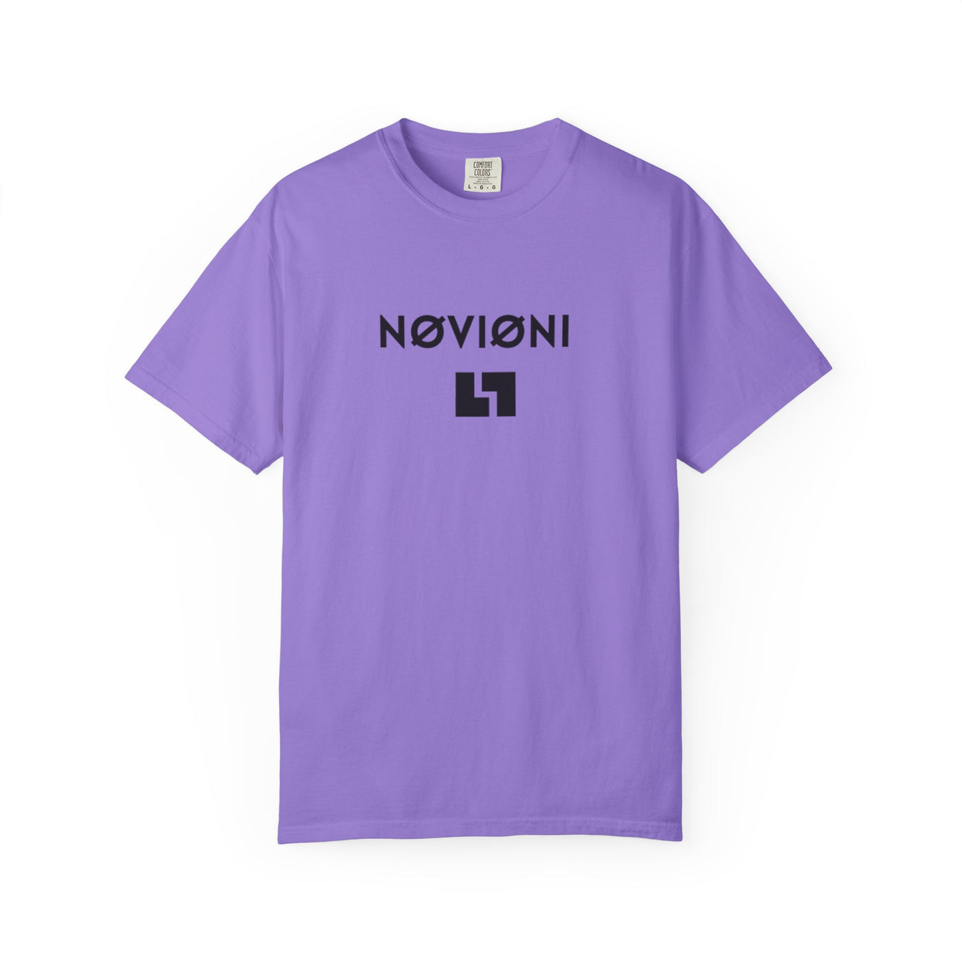 Garment-Dyed T-shirt with Novioni Design