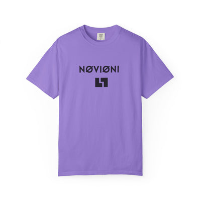 Garment-Dyed T-shirt with Novioni Design