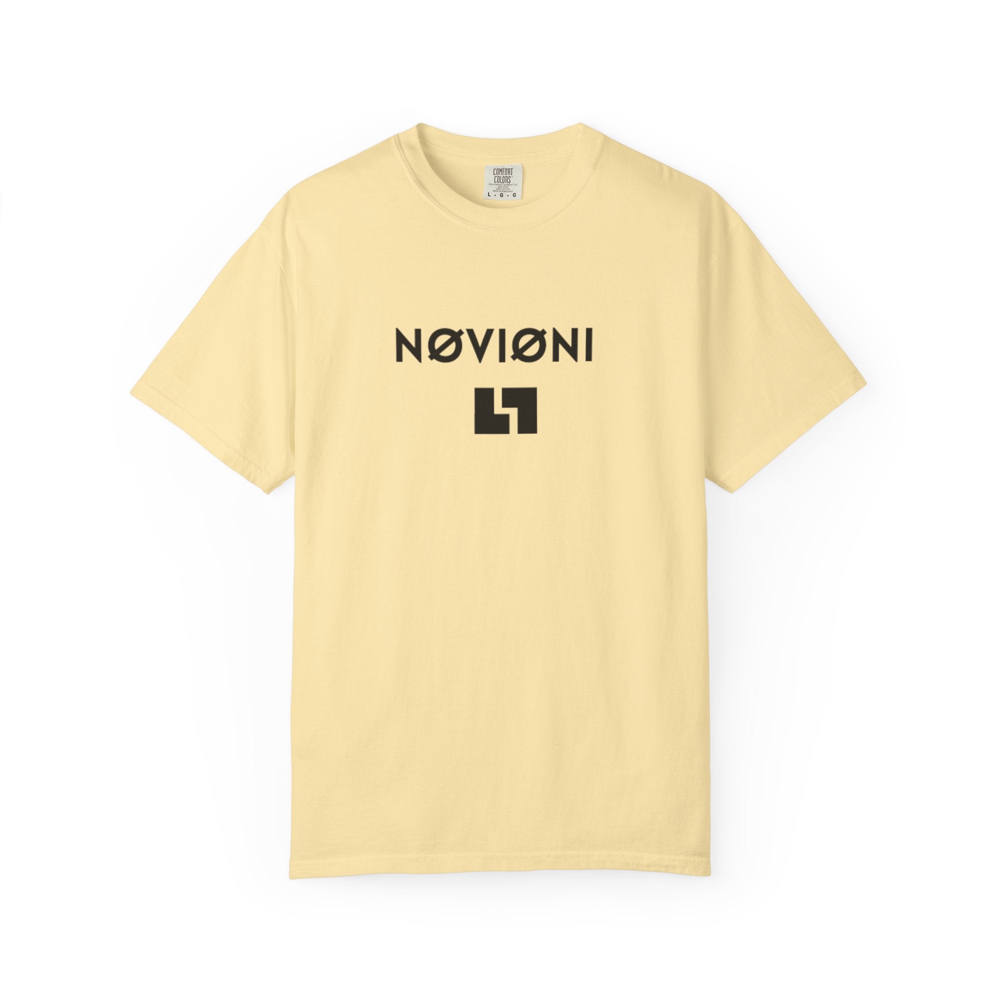 Garment-Dyed T-shirt with Novioni Design