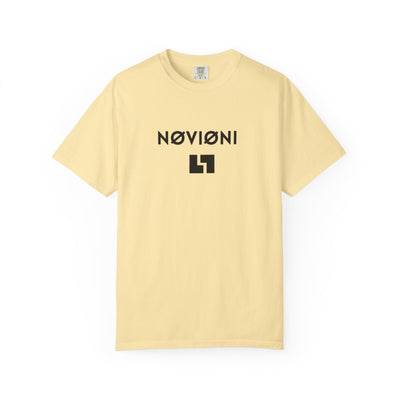 Garment-Dyed T-shirt with Novioni Design