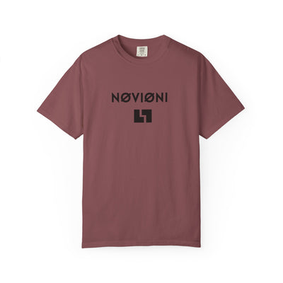 Garment-Dyed T-shirt with Novioni Design