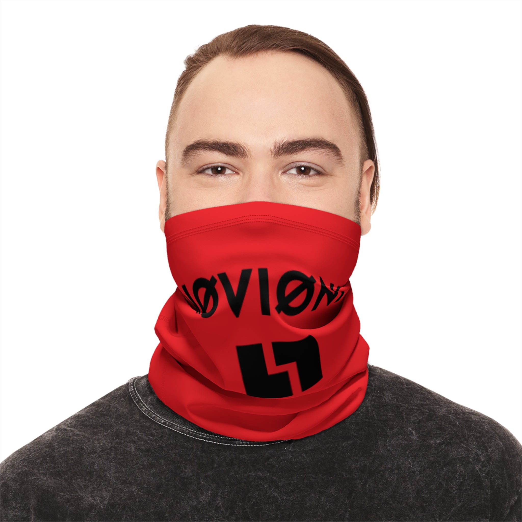 Winter Neck Gaiter With Drawstring