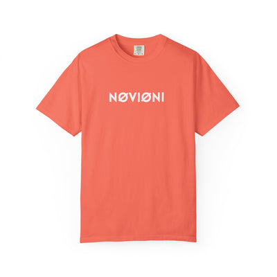 Garment-Dyed T-shirt with Novioni Design