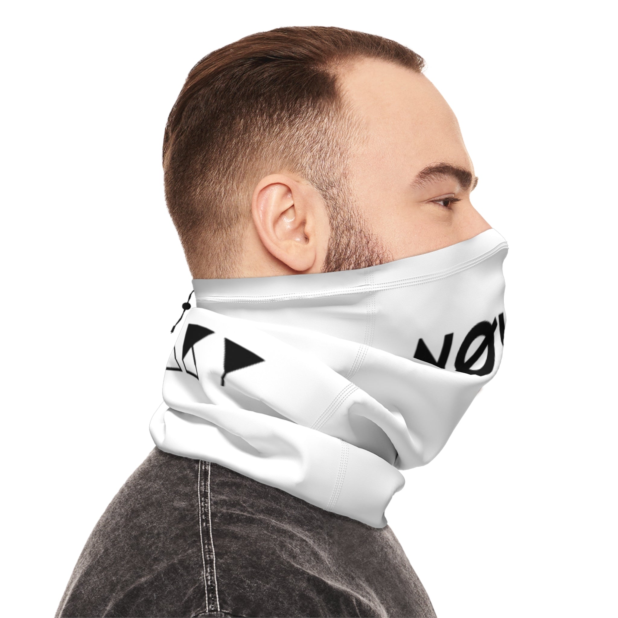 Winter Neck Gaiter With Drawstring