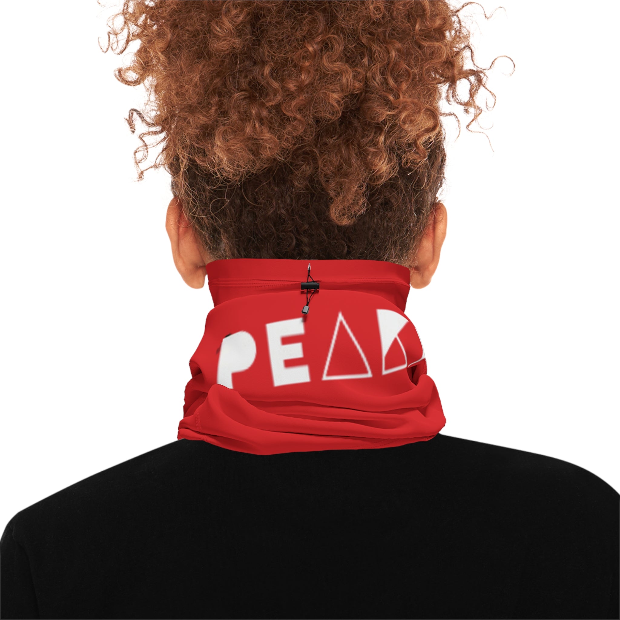 Winter Neck Gaiter With Drawstring
