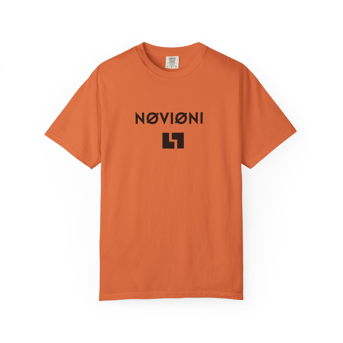 Garment-Dyed T-shirt with Novioni Design