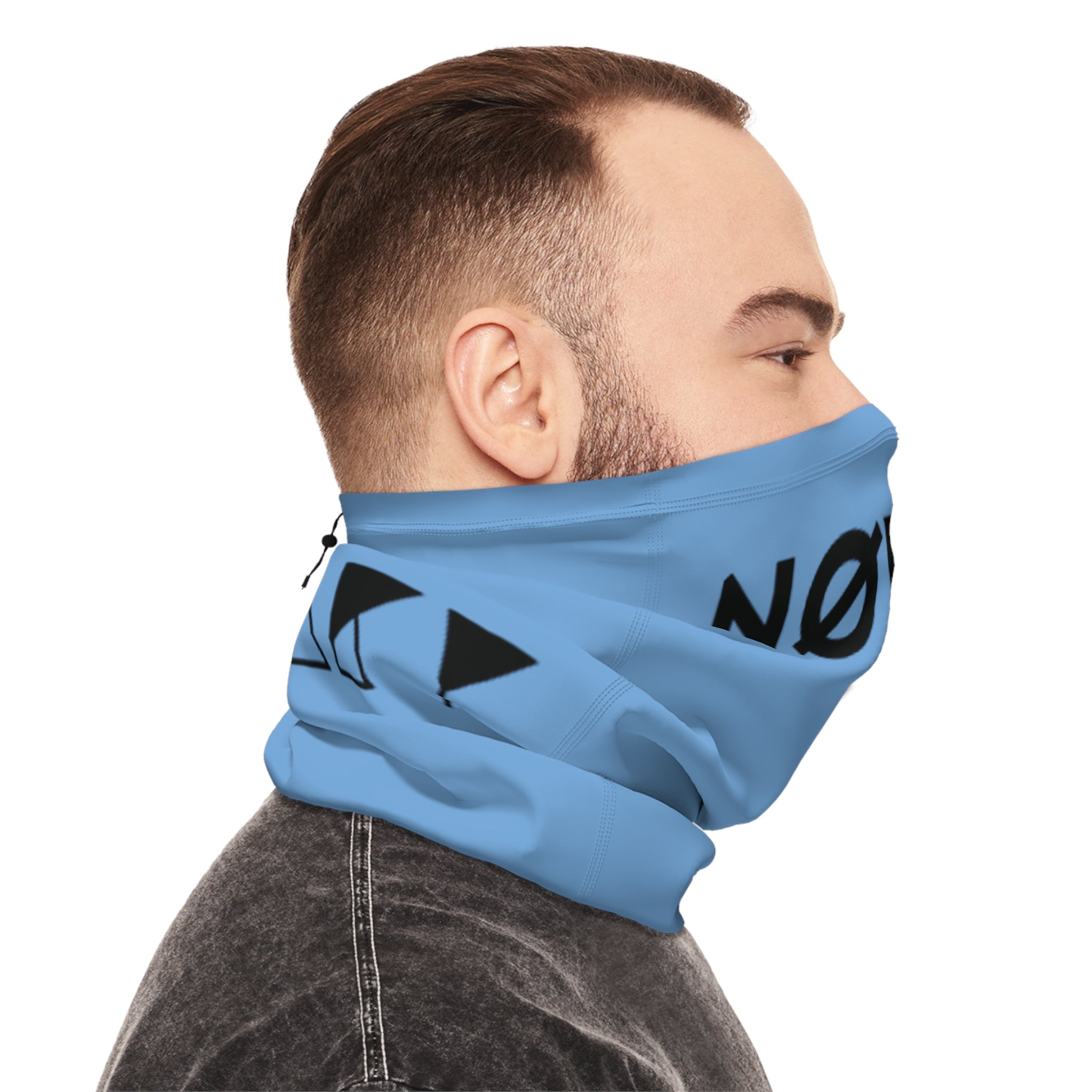 Winter Neck Gaiter With Drawstring