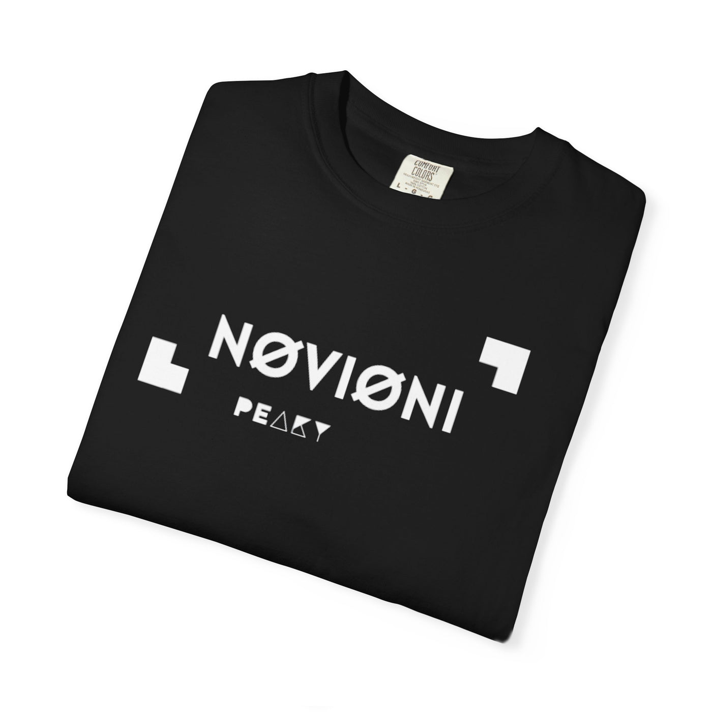 Garment-Dyed T-shirt with Novioni Design