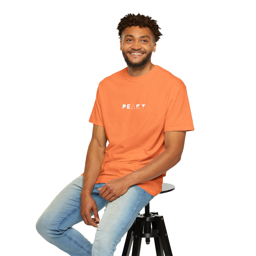 Garment-Dyed T-shirt with Novioni Design