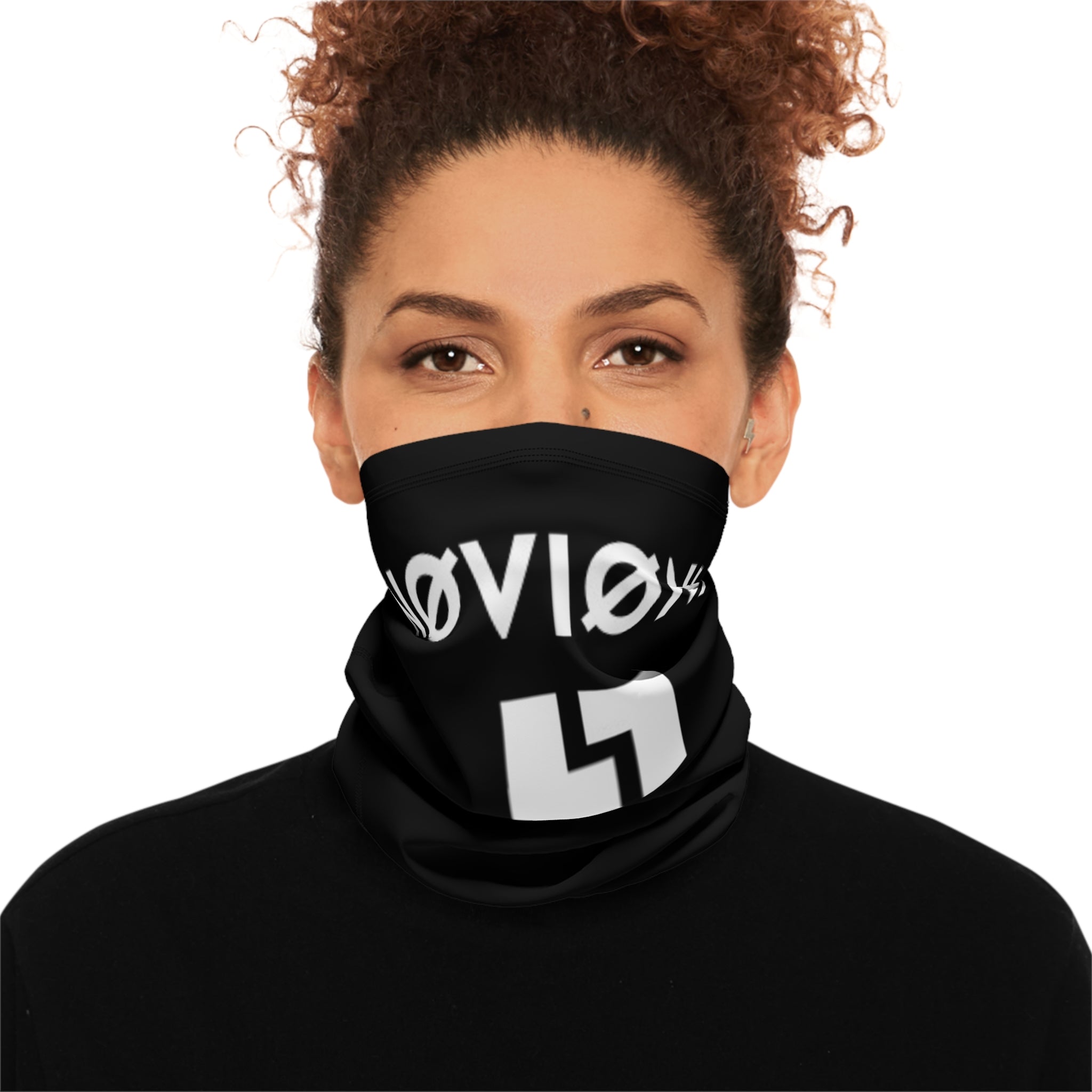 Winter Neck Gaiter With Drawstring