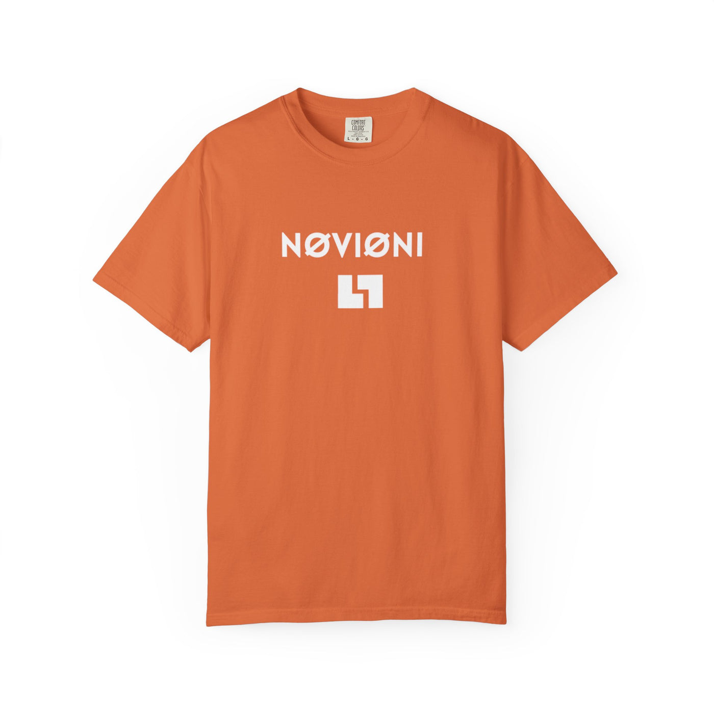 Garment-Dyed T-shirt with Novioni Design