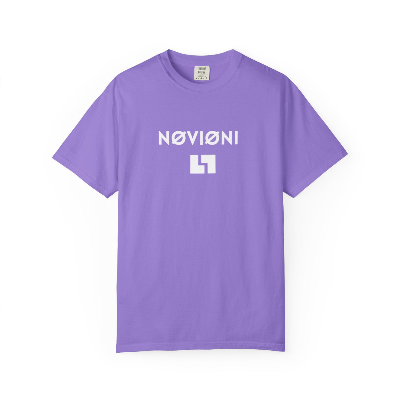Garment-Dyed T-shirt with Novioni Design