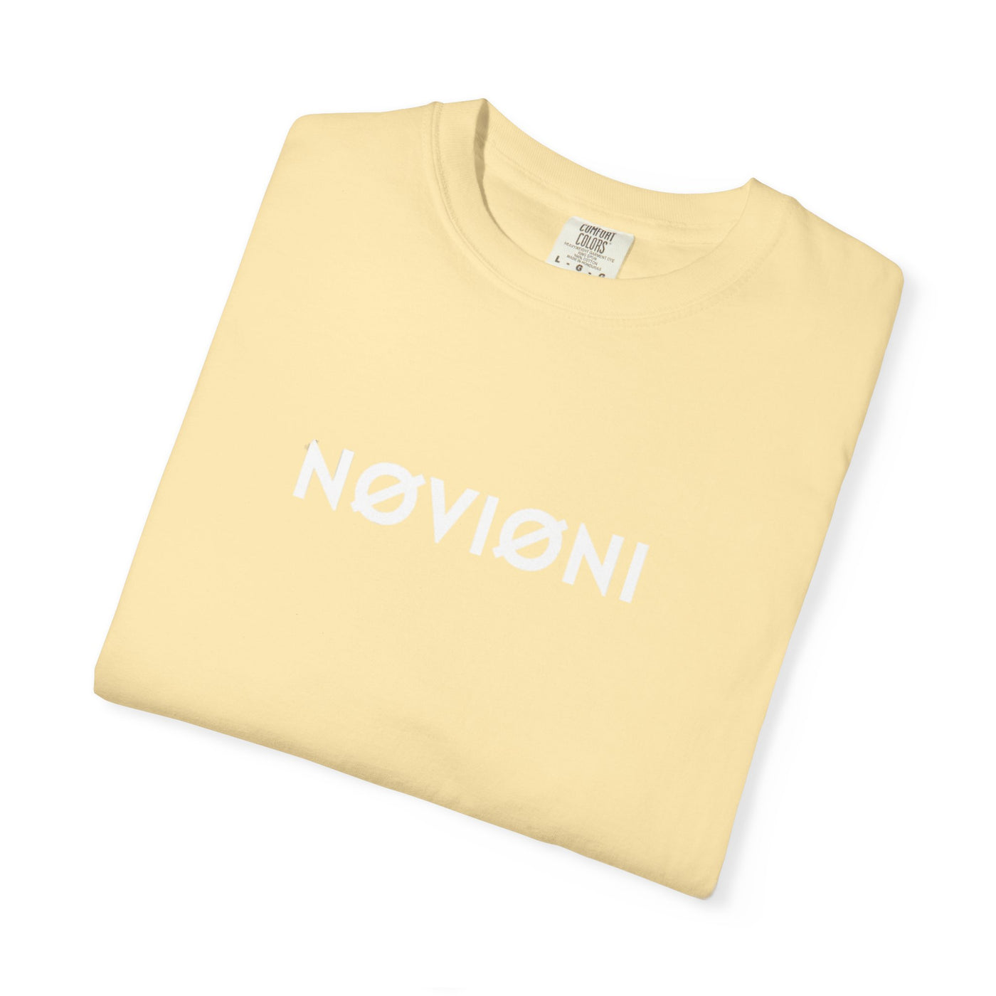 Garment-Dyed T-shirt with Novioni Design