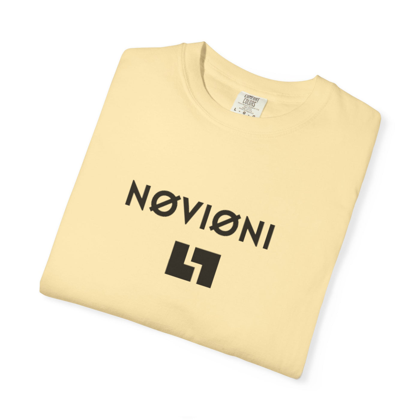 Garment-Dyed T-shirt with Novioni Design