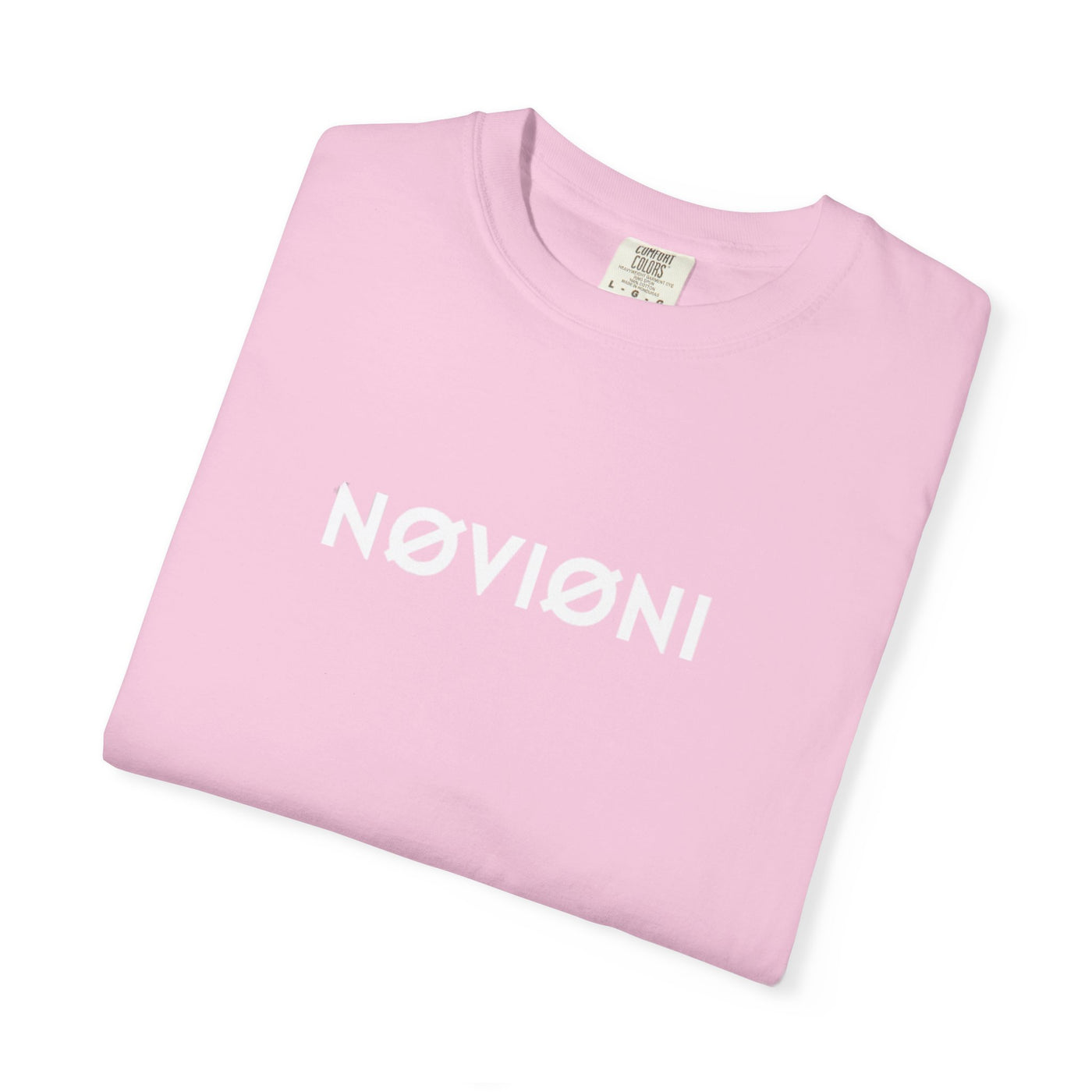 Garment-Dyed T-shirt with Novioni Design
