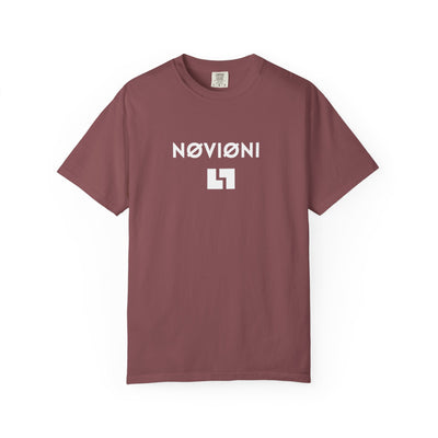 Garment-Dyed T-shirt with Novioni Design